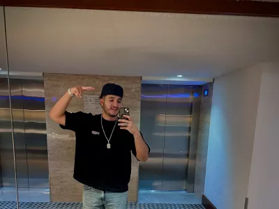 Mexican social media influencer Cesar Gastelum, who, according to the local authorities, was shot and killed while livestreaming with friends outside a fast food restaurant in the northwestern city of Culiacan, poses while taking a selfie at an unknown location, in this picture from social media released on July 26, 2025. Instagram/cesarselectivo/via REUTERS THIS IMAGE HAS BEEN SUPPLIED BY A THIRD PARTY. MANDATORY CREDIT. NO RESALES. NO ARCHIVES.