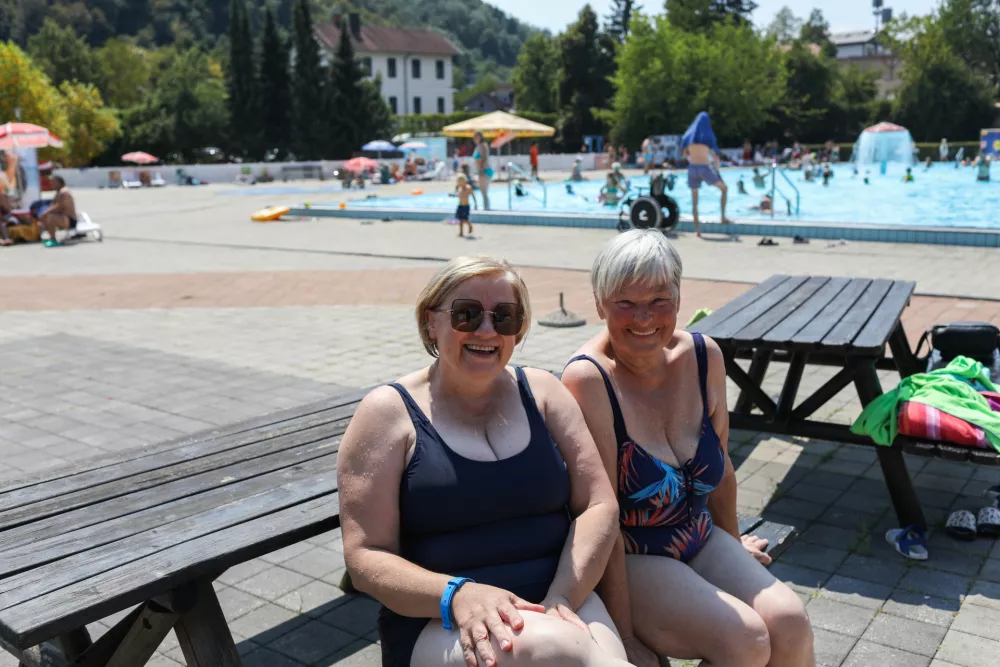 - Bazen Kodeljevo,- 06.08.2026. Zaradi visokih temperatur in vročinskega vala je MOL od torka, 4. avgusta 2026, odredil brezplačen vstop na vsa mestna kopali&scaron;ča JZ &Scaron;port Ljubljana.- Vročinski val Ljubljana.//FOTO: Bojan Velikonja 