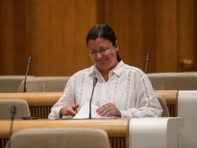 - Katja KOkot, poslanka Resni.ca,- 01.06.2026. - Zasli&scaron;anja kandidatov za ministre 4. vleda Janeza Jan&scaron;e pred parlamentarnimi odbori v DZ RS.//FOTO: Bojan Velikonja