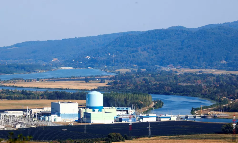 A view of the nuclear power plant in Krsko, Slovenia, August 5, 2026. REUTERS/Borut Zivulovic