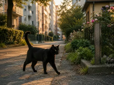 y Zgodba Nedeljskega, Mala črna pocestnica / Foto: Chatgpt