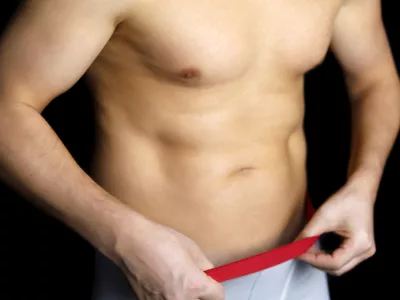 Concept of diet and slimming, erection, impotence / Foto: Oleg Elkov