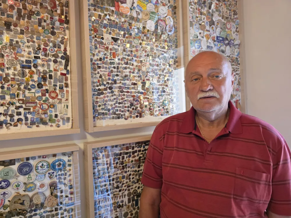 Bruno Kocjan, Senožeče, veteran vojne za Slovenijo, prapor&scaron;čak, zbiratelj &hellip; / Foto: Katja Gle&scaron;čič 