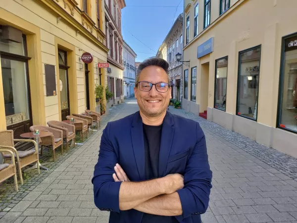 Tine Kovačič, predsednik združenja fizioterapevtov Slovenije, fizioterapevt / Foto: Tomaž Klip&scaron;teter