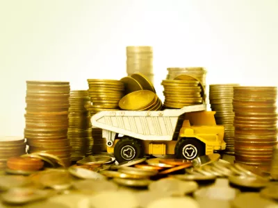 This is a huge money truck. It's like the investment business. / Foto: Kitsawet Saethao Getty Images