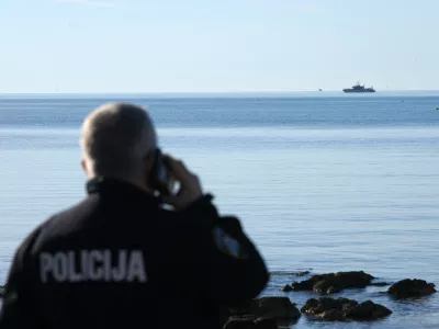 14.03.2024., Medulin: U tijeku je akcija onesposobvljavanja podvodne mine, zaostale iz 2.svjetskog rata. Photo: Sasa Miljevic / PIXSELL/PIXSELL