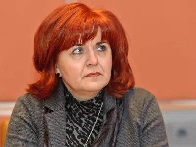 - Mira Močnik, direktorica, Vital Mestinje d.o.o.O posledicah novih davkov in troarin za slovensko gospodarstvo, so na tiskovni konferenci "Nove milijonske obremenitve" spregovorili gospodarstveniki, Gospodarska zbornica Slovenije, GZS//FOTO: Toma Zajelnik