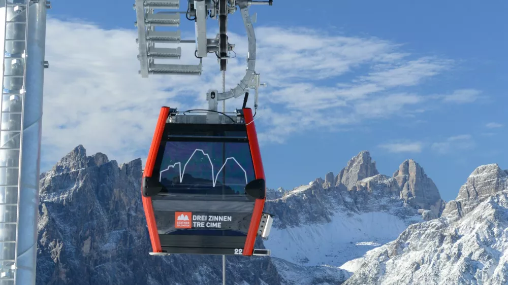gondola dolomiti tre cime alta pusterija