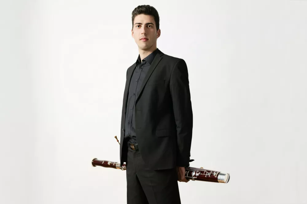 Luka Mitev je prvi fagotist Orkestra Konzerthaus iz Berlina. F arhiv Festivala Ljubljana