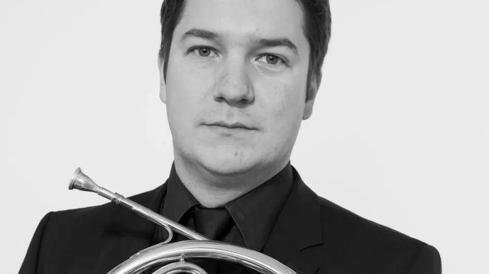 Hornist Andrej Žust je član Berlinskih filharmonikov od leta 2011. F arhiv Festivala Ljubljana