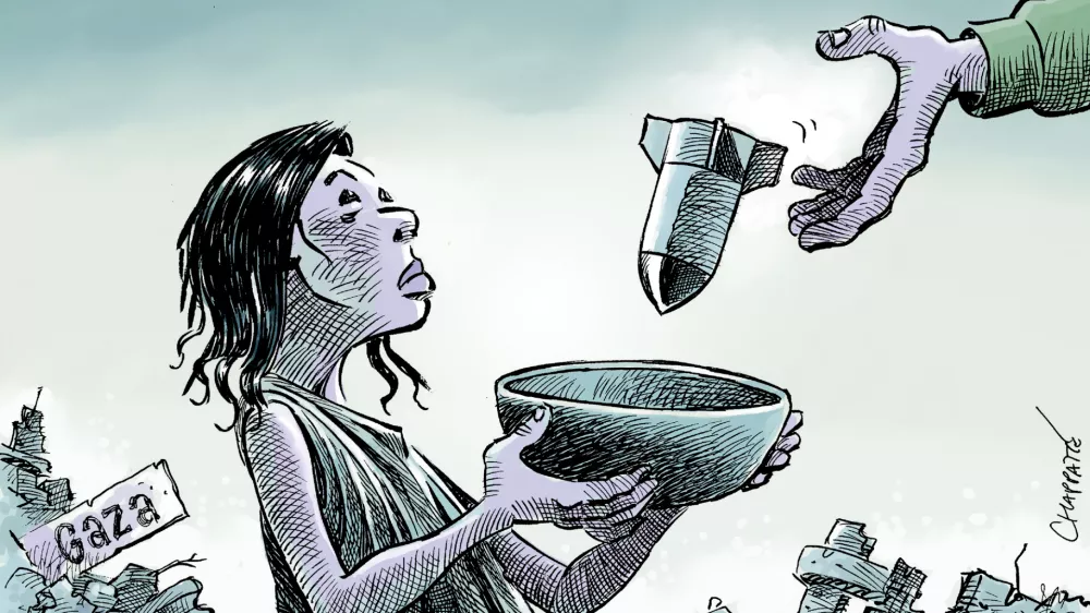 The Gaza blocus - &copy; Chappatte in Le Temps, Geneva / Foto: Chappatte