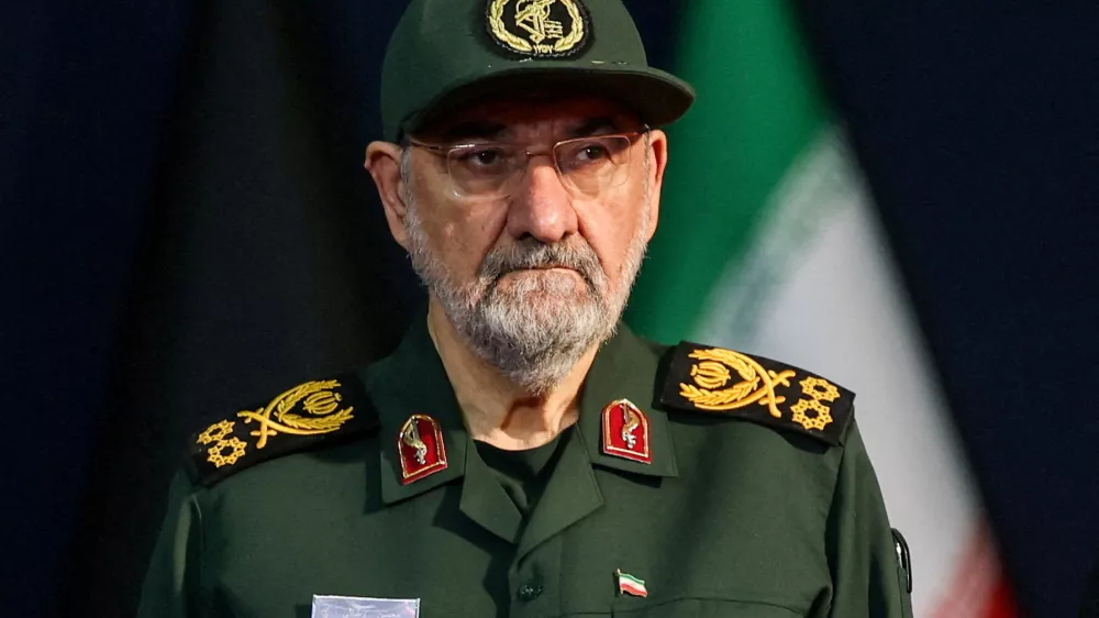 FILE PHOTO: Adviser to Iran's supreme leader Mohsen Rezaei attends a farewell ceremony for Iran's late Supreme Leader Ayatollah Ali Khamenei, who was killed on February 28 during Israeli and U.S. airstrikes on Iran, for international delegates at the Imam Khomeini Grand Mosalla in Tehran, Iran, July 3, 2026. REUTERS/Mohammed Salem Foreign media in Iran operate under guidelines set by the Ministry of Culture and Islamic Guidance, which regulates press activity and permissions ISRAEL OUT. NO COMMERCIAL OR EDITORIAL SALES IN ISRAEL. NO ACCESS FOR ISRAELI MEDIA. NO USE BBC PERSIAN. NO USE VOA PERSIAN. NO USE MANOTO. NO USE IRAN INTERNATIONAL. NO USE RADIO FARDA. DIGITAL: NO USE BBC PERSIAN. NO USE VOA PERSIAN. NO USE MANOTO. NO USE IRAN INTERNATIONAL. NO USE RADIO FARDA./File Photo