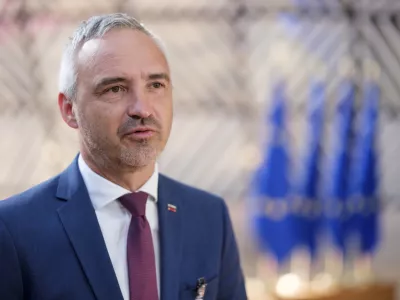 Belgija, Bruselj.Kmetijski minister Janez Cigler Kralj ob prihodu na zasedanje kmetijskih ministrov clanic EU.