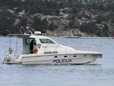 17.12.2024., Sibenik - Brod pomorske policije u kanalu Sv.Ante. Photo: Hrvoje Jelavic/PIXSELL