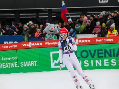 - Lisa Eder,- 10.01.2026. - Svetovni pokal v smučarskih skokih za ženske, Ljubno 2026.//FOTO: Bojan Velikonja