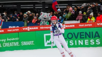 - Lisa Eder,- 10.01.2026. - Svetovni pokal v smučarskih skokih za ženske, Ljubno 2026.//FOTO: Bojan Velikonja