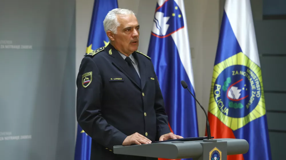 Direktor policije Danijel Lorbek 5.6.2026 - Vr&scaron;ilec dolžnosti generalnega direktorja policije Danijel Lorbek bo danes, 5. junija 2026,Foto: Luka Cjuha