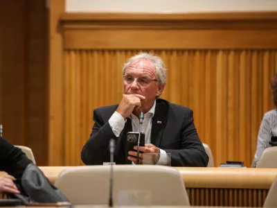 - Ale&scaron; Hojs, poslanec SDS,- 01.06.2026. - Zasli&scaron;anja kandidatov za ministre 4. vleda Janeza Jan&scaron;e pred parlamentarnimi odbori v DZ RS.//FOTO: Bojan Velikonja