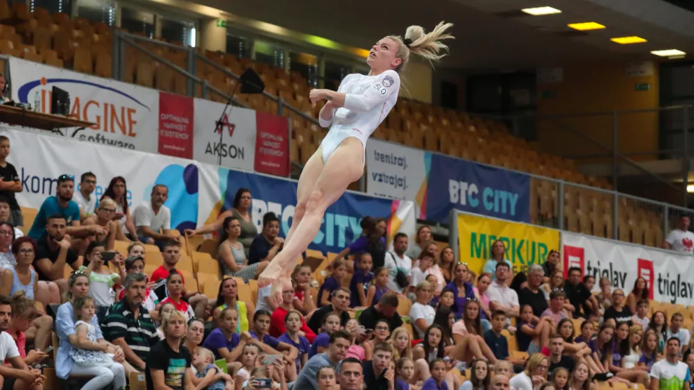 Koper, 18.06.2022Dvorana Arena Bonifika, &scaron;portna gimnastika, svetovni pokal, Teja Belak