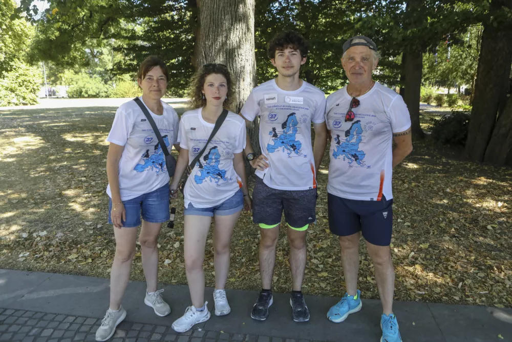 Diagnoza ga ni ustavila: v 27 dneh bo pretekel vseh 27 držav EU, danes je bil v Ljubljani