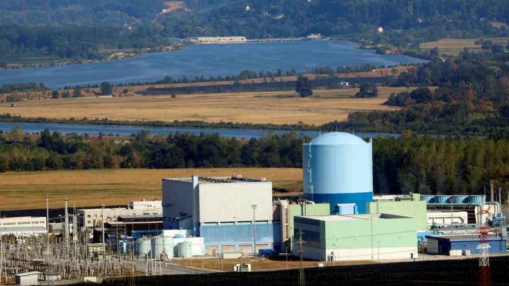 A view of the nuclear power plant in Krsko, Slovenia, August 5, 2026. REUTERS/Borut Zivulovic