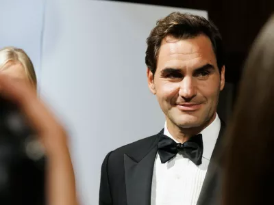 Roger FedererLaver Cup Black Carpet and Opening Night Gala, San Francisco, California, USA - 18 Sep 2025,Image: 1038541435, License: Rights-managed, Restrictions:, Model Release: no