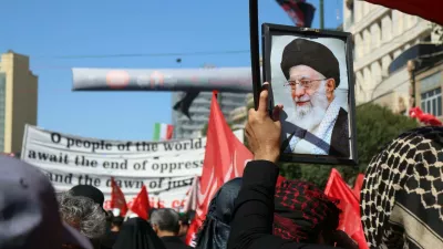 Funeral procession for Ali Khamenei moves through Mashhad MASHHAD, IRAN JULY 9, 2026: Millions of mourners gather at the city of Mashhad, northeastern Iran, during the final day of the funeral ceremonies for Ayatollah Ali Khamenei. Khamenei was laid to rest at the holy shrine of Imam Rida following a multi-day period of national mourning. The funeral drew one of the largest crowds in the country s history. Mashhad Iran Islamic Republic of Copyright: x xMahmoudxHarbx/xJNAxPressx No Use Switzerland. No Use Germany. No Use Austria