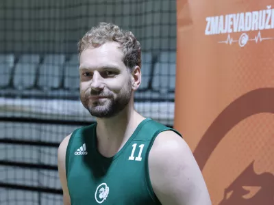Jaka Blažič- 17.08.2026 - trening ko&scaron;arkarskega kluba Cedevita Olimpija pred začetkom nove sezone//FOTO: Jaka Gasar
