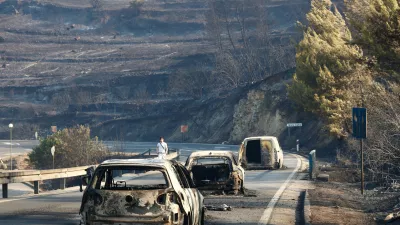14.08.2026., Omis - Dolaskom jutra postali su vidljivi razmjeri stete nakon nezapamcenog pozara koji je jucer i nocas zahvatio podrucje Omisa. Photo: Ivo Cagalj/PIXSELL