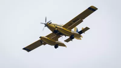 Kranj, Predoslje.Letali za gasenje pozarov Air tractor.