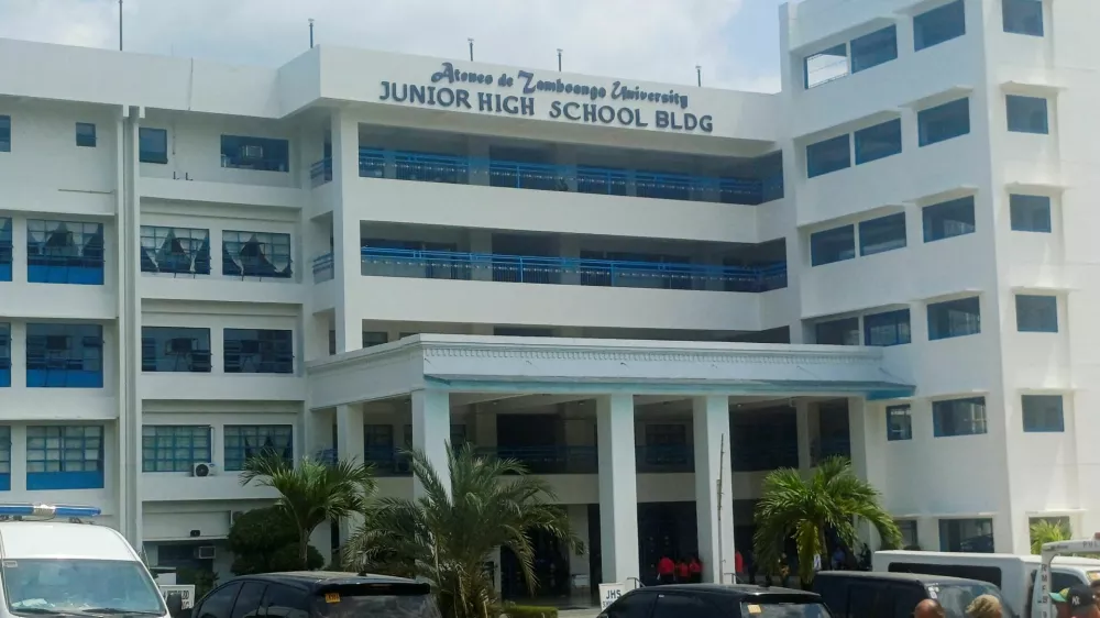 General view of Ateneo de Zamboanga University after a shooting that killed two people, in Zamboanga, southern Philippines, August 18, 2026. REUTERS/Nonoy Lacson