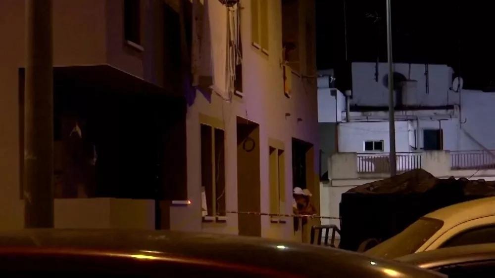 Site where a suspected gang leader's mother-in-law, his pregnant sister and a teenager were killed in a drug-related shooting in Isla Cristina, Spain August 16, 2026. FORTA/Handout via REUTERS THIS IMAGE HAS BEEN SUPPLIED BY A THIRD PARTY. SPAIN OUT. NO COMMERCIAL OR EDITORIAL SALES IN SPAIN.
