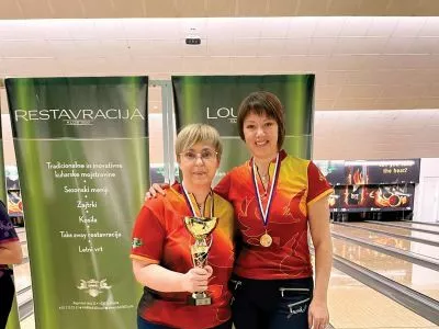 Viktorija KrivoluckaNata&scaron;a Pirc Musardržavni prvakinji v bovlingu v dvojicahfebruar 2023