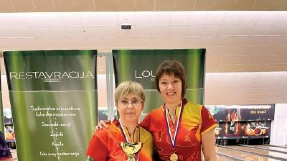 Viktorija KrivoluckaNata&scaron;a Pirc Musardržavni prvakinji v bovlingu v dvojicahfebruar 2023