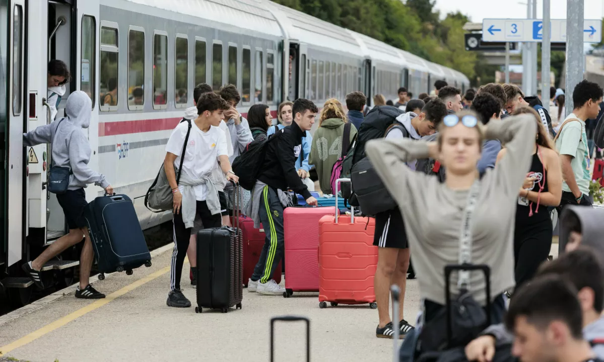 Z vlakom v Split: Klasični vlakovni teksas