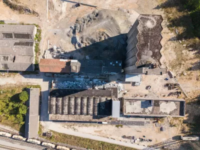 A drone view shows part of the hazardous waste in Gospic, Croatia, August, 16, 2026. REUTERS/Antonio Bronic