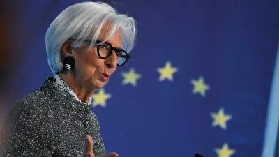 European Central Bank (ECB) President Christine Lagarde addresses the press following the ECB's Governing Council meeting, at the ECB headquarters in Frankfurt, Germany, March 19, 2026. REUTERS/Jana Rodenbusch