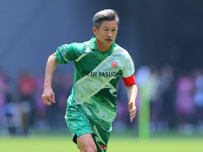 Kazuyoshi Miura (J2/J3 EAST-B), JUNE 13, 2026 - Football / Soccer:J.LEAGUE ALL-STAR DAZN CUP 1st round match between J2/J3 EAST-A and J2/J3 EAST-B at the MUFG STADIUM in Tokyo, Japan.,Image: 1110237946, License: Rights-managed, Restrictions: No third party sales, Model Release: no 