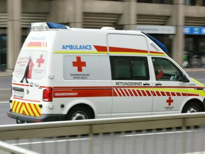 Red Cross Ambulance (Upper Austria),Image: 636136303, License: Royalty-free, Restrictions:, Model Release: no 
