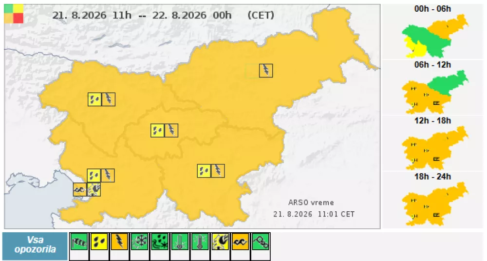 Karta Slovenije