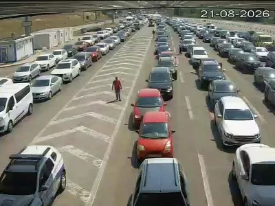 Zastoji na mejnem prehodu Tabanovce. Foto: BS