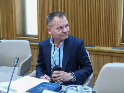Franci Matoz2.6.2026 - predstavitev kandidata za ministra za notranje zadeve in javno upravo Francija Matoza pred pristojnim odborom DZFoto: Luka Cjuha