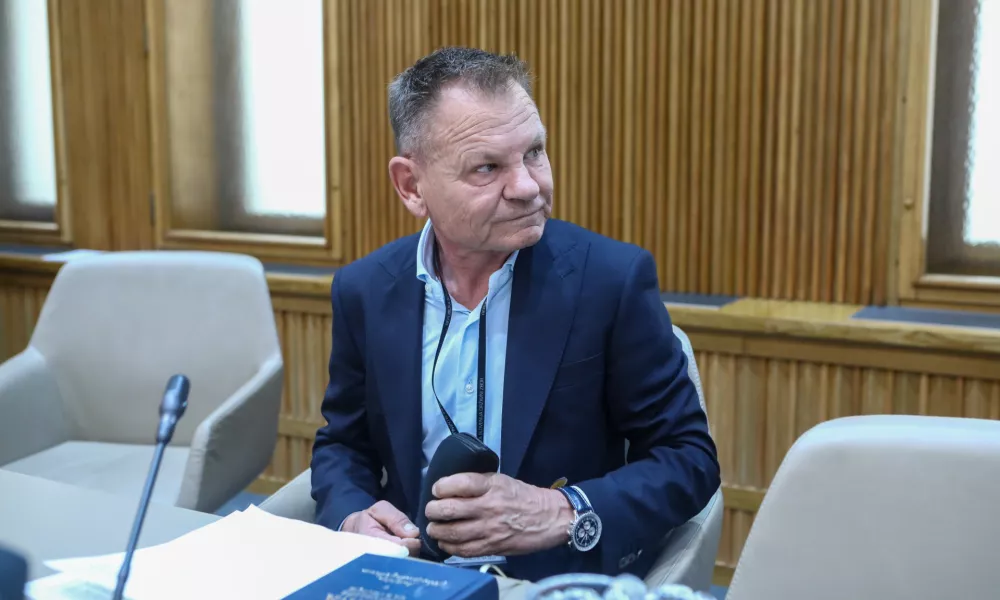 Franci Matoz2.6.2026 - predstavitev kandidata za ministra za notranje zadeve in javno upravo Francija Matoza pred pristojnim odborom DZFoto: Luka Cjuha
