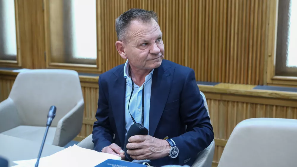 Franci Matoz2.6.2026 - predstavitev kandidata za ministra za notranje zadeve in javno upravo Francija Matoza pred pristojnim odborom DZFoto: Luka Cjuha