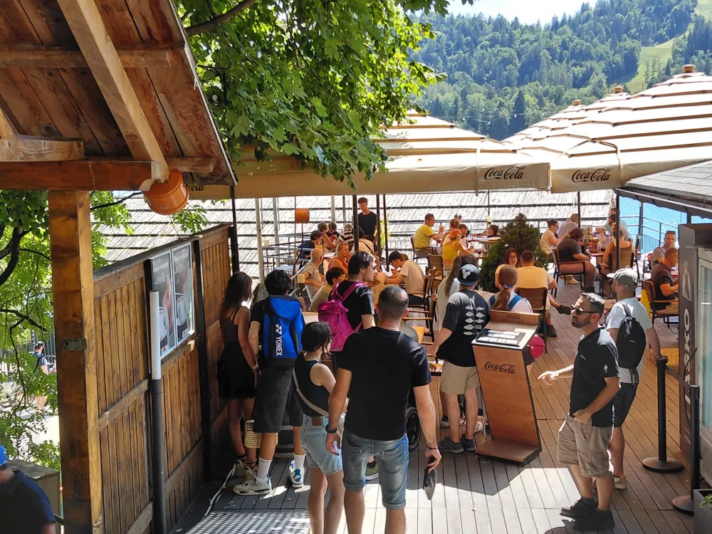 Bled ujet v poletno gnečo: Z vprego hitreje iz Lesc kot z avtom