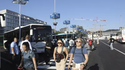 24.8.2026 - nova začasna avtobusna postaja ljubljanaFoto: Luka Cjuha