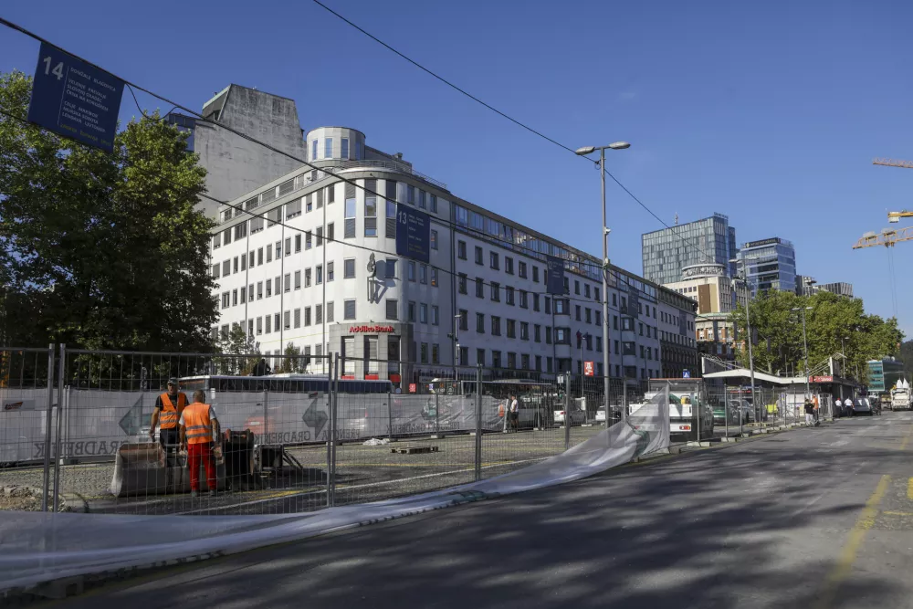 24.8.2026 - nova začasna avtobusna postaja ljubljanaFoto: Luka Cjuha