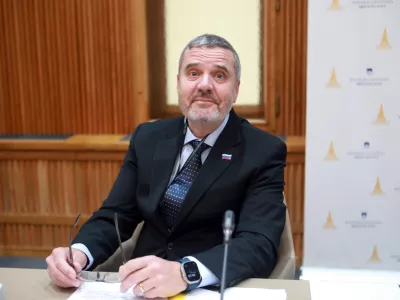 02.06.2026 - predstavitev ministra za zunanje in evropske zadeve Tone KajzerFoto: Tomaž Skale
