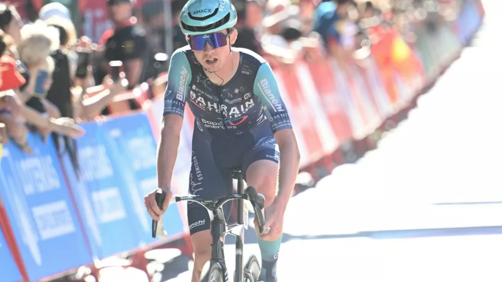 25-08-2026 Vuelta A Espana Tappa 04 Andorra La Vella - Andorra La Vella 2026, Bahrain Victorious Omrzel, Jakob Andorra La Vella,Image: 1128449047, License: Rights-managed, Restrictions: PUBLICATIONxNOTxINxITAxFRAxNED, Model Release: no 