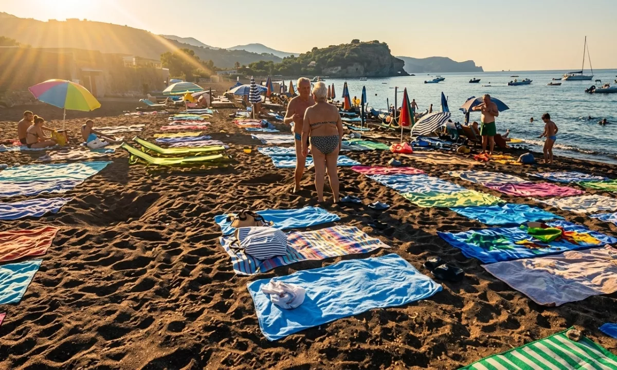 (VIDEO) Boj za plažo: "brisačarji" v Črni gori napadejo že ponoči